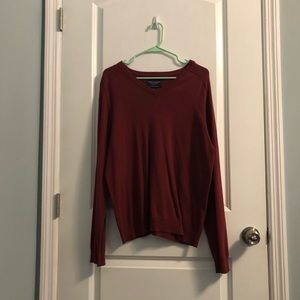 America Eagle Burgundy Mens Sweater